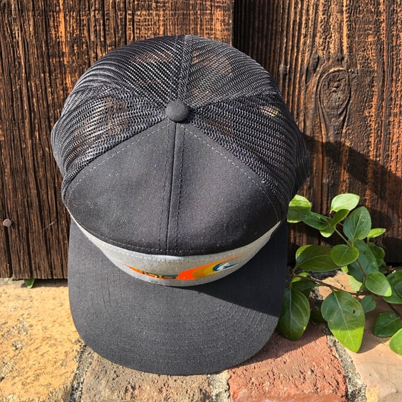 Niceride. Black Trucker Hat. Colorful Embroidery. - Picture 2 of 6